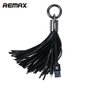Kabelis - atslēgu piekariņš Remax RC-053m microUSB - USB Melns