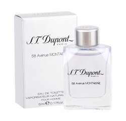 S.T. Dupont 58 Avenue Montaigne For Men - miniature EDT 5 ml cena un informācija | Vīriešu smaržas | 220.lv