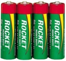 Rocket Heavy Duty AA baterijas 4 gab. cena un informācija | Baterijas | 220.lv
