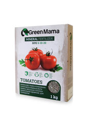 Minerālmēslojums tomātiem Green Mama 1 kg cena un informācija | Beramie mēslošanas līdzekļi | 220.lv