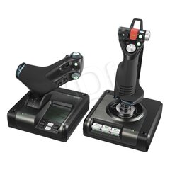 LOGITECH G Saitek X52 Pro Flight Control System - USB - WW cena un informācija | Spēļu stūres | 220.lv