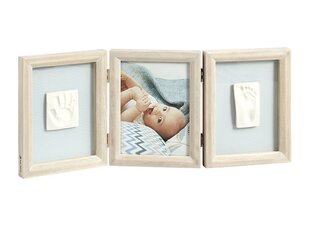 Baby Art Double Print Frame My baby Touch komplekts mazuļa pēdiņu/rociņu nospieduma izveidošanai, stormy cena un informācija | Mazuļa nospiedumi | 220.lv
