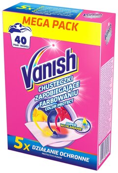 Vanish salvetes Color Protect, 20 gab. cena un informācija | Mazgāšanas līdzekļi | 220.lv