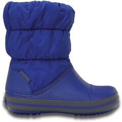 Crocs™ ziemas zābaki Winter Puff Boot Kids, Blue/Light grey cena un informācija | Ziemas zābaki bērniem | 220.lv