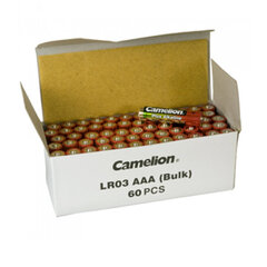 Elementai Camelion Alkaline AAA LR03, 60vnt. cena un informācija | Baterijas | 220.lv