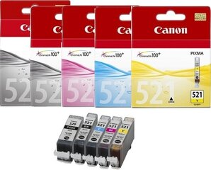 Tintes kasetne CANON PGI-520BK, Melna cena un informācija | Tintes kārtridži | 220.lv