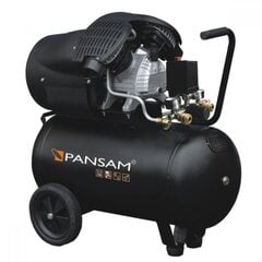 Gaisa kompresors 50 l PANSAM cena un informācija | Kompresori | 220.lv