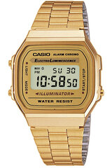 Pulkstenis Casio A168WG-9EF cena un informācija | Vīriešu pulksteņi | 220.lv