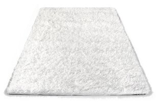 Paklājs Shaggy White, 140 x 190 cm cena un informācija | Paklāji | 220.lv