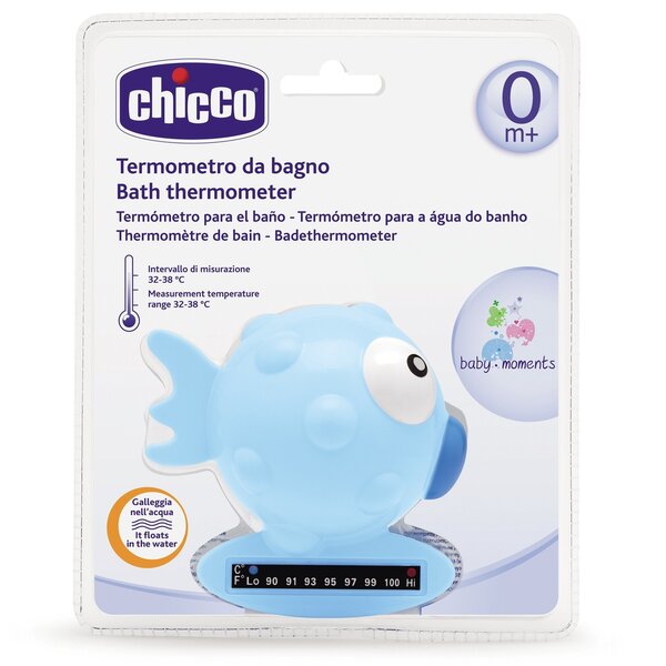 Chicco vannas termomentrs "Zilā zivtiņā" cena un informācija | Mazuļa mazgāšana | 220.lv