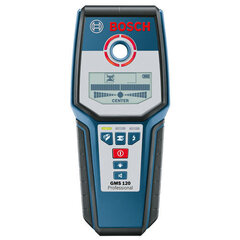 Universāls meklēšanas ierīce Bosch GMS 120 cena un informācija | Metāla detektori | 220.lv