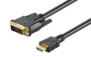 Kabelis HDMI-DVI 1.5 m cena un informācija | Kabeļi un vadi | 220.lv