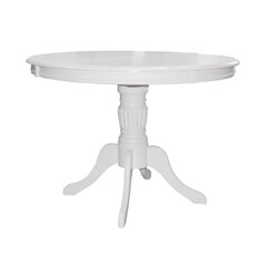 Paplašināms galds Olivia, balts cena un informācija | Virtuves galdi, ēdamgaldi | 220.lv