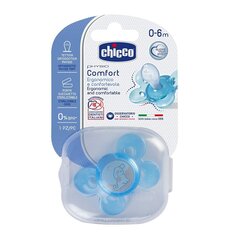 Chicco Physio Comfort Fizioloģiskas formas knupītis, 0m+, zils cena un informācija | Knupīši | 220.lv