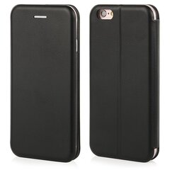Qult Luxury Leather case For Apple iPhone X Black cena un informācija | Telefonu vāciņi, maciņi | 220.lv