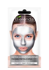 Detoksicējoša sejas maska ar cinka, sudraba un oglekļa daļiņām Bielenda Gold Detox 8 g cena un informācija | Sejas maskas, acu maskas | 220.lv
