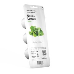 Click & Grow Smart Garden uzpilde Salāti 3gb. cena un informācija | Diedzēšanas trauki | 220.lv