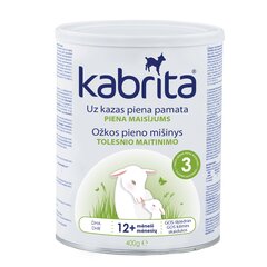 Piena dzēriens uz kazas piena pamata komfortablai gremošanai bērniem Kabrita Gold 3, no 12 mēn., 400 g cena un informācija | Piena maisījumi (6+ mēn.) | 220.lv