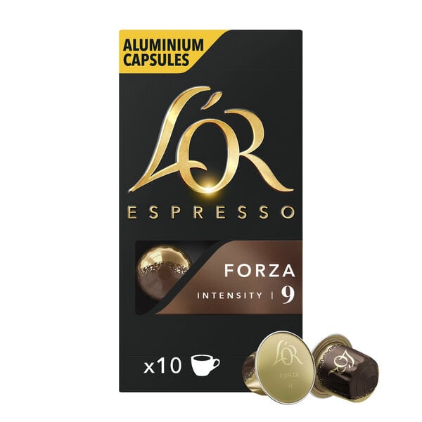 Kafijas kapsulas FORZA LOR, 10 gab., Nespresso® kafijas automātiem