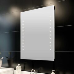 Vannas Istabas Spogulis ar LED gaismiņām 50 x 60 cm (gar x aug) cena un informācija | Spoguļi | 220.lv
