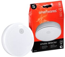 Dūmu detektors Smartwares RM218 ar integrētu 10 gadu akumulatoru cena un informācija | Gāzes, dūmu detektori | 220.lv