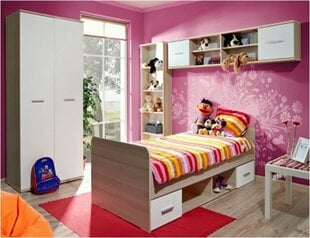 Bērnu istabas mēbeļu komplekts Dino I, ozols / balts cena un informācija | Bērnu istabas iekārtas | 220.lv