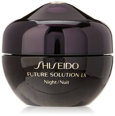 Pretgrumbu nakts sejas krēms Shiseido Future Solution LX 50 ml cena un informācija | Sejas krēmi | 220.lv