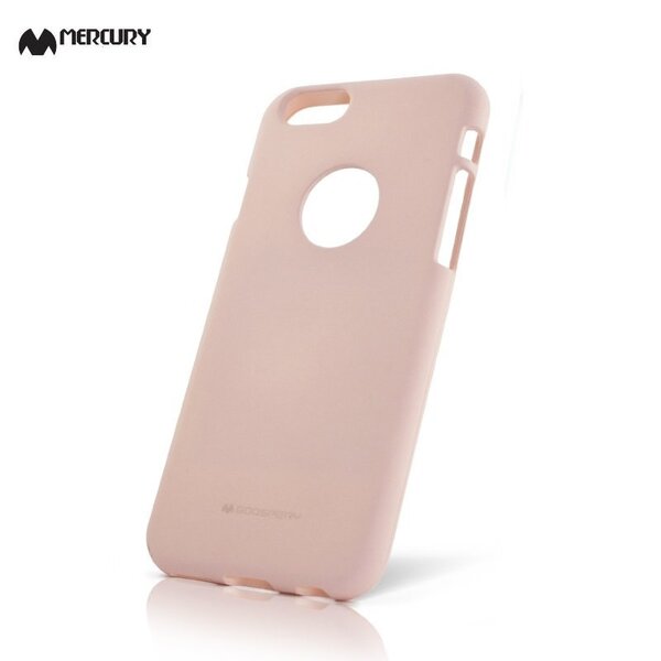 Mercury Soft feeling Super Plāns TPU Matētas virsmas aizmugures maks-apvalks priekš Samsung G965F Galaxy S9 Plus Smilšu rozā cena un informācija | Maciņi, somiņas | 220.lv