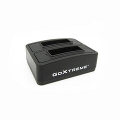 Dubultais bateriju lādētājs GoXtreme Dual charger f. batt R-WiFi,Enduro,Disc,Pio cena un informācija | Lādētāji videokamerām | 220.lv
