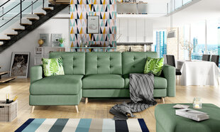 Universāls stūra dīvāns Asgard, zaļš cena un informācija | Stūra dīvāni | 220.lv