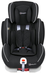 Autosēdeklis BabyGO Sira ar ISOFIX sistēmu 9-36kg, melns cena un informācija | Autokrēsliņi | 220.lv