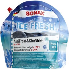 Ziemas vējstikla mazgāšanas šķidrums SONAX "Ice Fresh", 3L cena un informācija | Vējstiklu un dzesēšanas šķidrumi | 220.lv