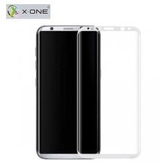 X-One 9H Pro HD Kvalitātes 3D Aizsargstikls Samsung G950 Galaxy S8 Visam ekrānam Balts cena un informācija | Ekrāna aizsargstikli | 220.lv