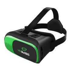 Virtuālās realitātes brilles 3D Esperanza EGV300, viedtālruņiem ar diagonāli 3,5&quot;- 6&quot;, melnas / zaļas cena un informācija | VR brilles | 220.lv