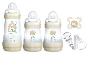 MAM dāvanu komplekts jaundzimušam bērnam Welcome to the World, 0 mēn+ cena un informācija | Bērnu pudelītes un to aksesuāri | 220.lv