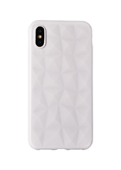 Blun 3D Prism Formas Super Plāns silikona aizmugures maks-apvalks priekš Samsung G950 Galaxy S8 Balts internetā