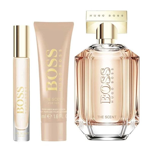 Набор hugo boss. Hugo Boss the Scent for her набор. Хьюго босс женские the Scent for her. Hugo Boss the Scent for her EDP, 100 ml. Hugo Boss духи женские the Scent for her.