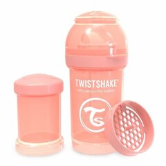 Pudele Twistshake Anti-Colic, 180 ml, pastel peach cena un informācija | Bērnu pudelītes un to aksesuāri | 220.lv