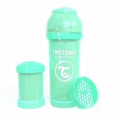 Pudele Twistshake Anti-Colic, 260 ml, pastel green cena un informācija | Bērnu pudelītes un to aksesuāri | 220.lv