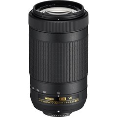 Nikon AF-P DX NIKKOR 70-300mm f/4.5-6.3G ED VR (Baltajā kastītē) cena un informācija | Objektīvi | 220.lv