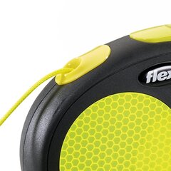 Flexi pavada Neon New Classic M, 5 m cena un informācija | Suņu pavadas | 220.lv