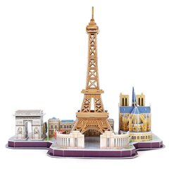 3D puzle &quot;Paris&quot; Cubic Fun, 114 d. cena un informācija | Puzles, 3D puzles | 220.lv
