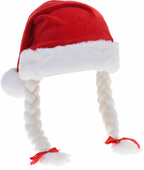 Ziemassvētku cepure ar bizēm cena un informācija | Karnevāla kostīmi, maskas un parūkas | 220.lv