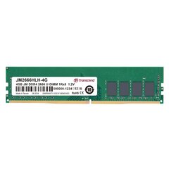 Transcend U-DIMM DDR4, 4GB, 2666MHz (JM2666HLH-4G) cena un informācija | Operatīvā atmiņa (RAM) | 220.lv