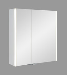 Piekaramais vannas istabas skapis Tristan, 60x60x16 cm, balts cena un informācija | Vannas istabas skapīši | 220.lv