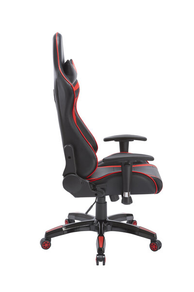 Spēļu krēsls NORE King, melns/sarkans atsauksme