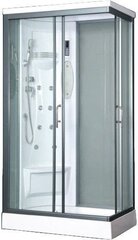 Masāžas dušas kabīne Vento Biello, kreisais stūris cena un informācija | Hidromasāžas dušas kabīnes | 220.lv