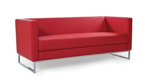 Trīsvietīgs dīvāns Duna, sarkans cena un informācija | Dīvāni | 220.lv
