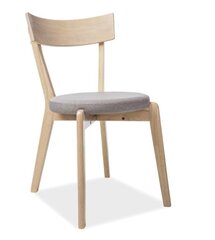 Комплект из 2-х стульев Signal Meble Nelson, дубового/серого цвета цена и информация | Стулья для кухни и столовой | 220.lv