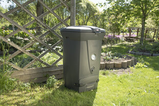 Kompostēšanas iekārta Biolan 220 ECO, pelēkā krāsā cena un informācija | Komposta kastes un āra konteineri | 220.lv